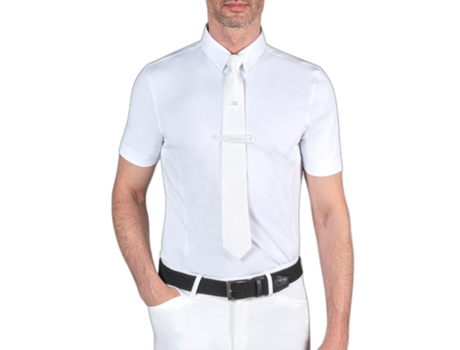 Polos para Hombre de Equitación EQUILINE (M - Blanco)