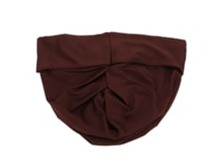 Turbante Musulmán, Suave, Cómodo, Elegante, Bonito, Algodón Modal, Marrón Oscuro.