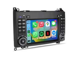 Rádio Automotivo para Benz Sprinter Vw Crafter Câmera Traseira Inclusa e Controle no Volante JUNSUN (2009 2016)
