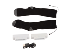 Calcetines térmicos eléctricos con batería recargable, de algodón cálido para hombre y mujer, para invierno y exteriores.