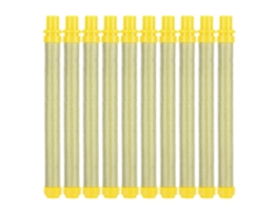 10 Filtros Para Pistolas De Pulverización Sin Aire, Malla 100, Repuestos Eficientes, Accesorios De Pintura, Color Amarillo.