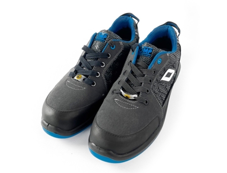 Zapatillas De Trabajo Seguridad S1P Pro Sport Talla 46 Gris/Azul OMP Meccanica