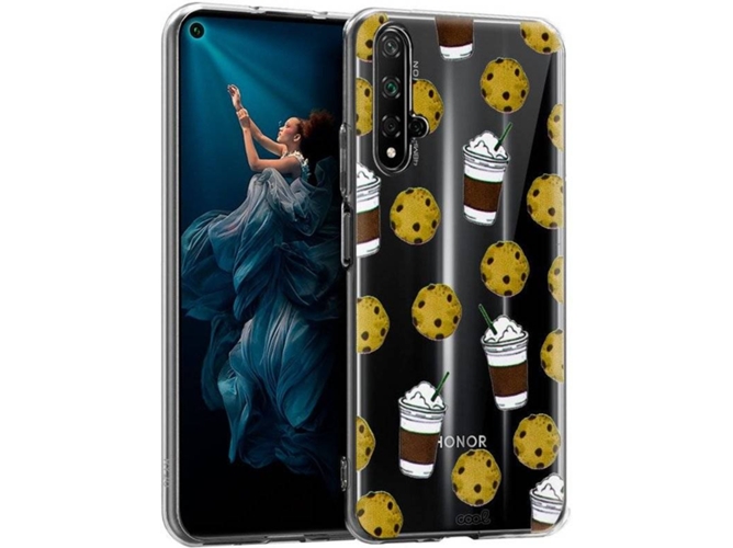 Carcasa Huawei Nova 5T, Honor 20 COOL Cookies Transparente