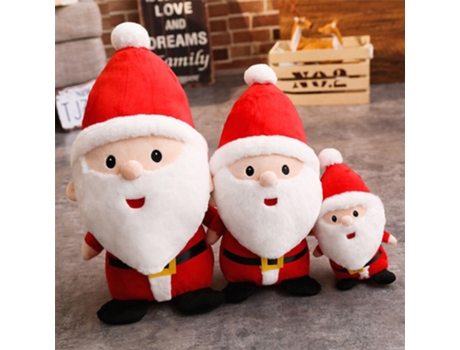 Regalos de navidad Papá Noel peluche adorno de fiesta colgante de árbol de Navidad 20cm-1