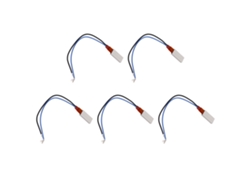 5 Piezas Elemento Calefactor Ptc Placa Termostato Con Cubierta De Aluminio 220v 170℃ Cable Azul Negro