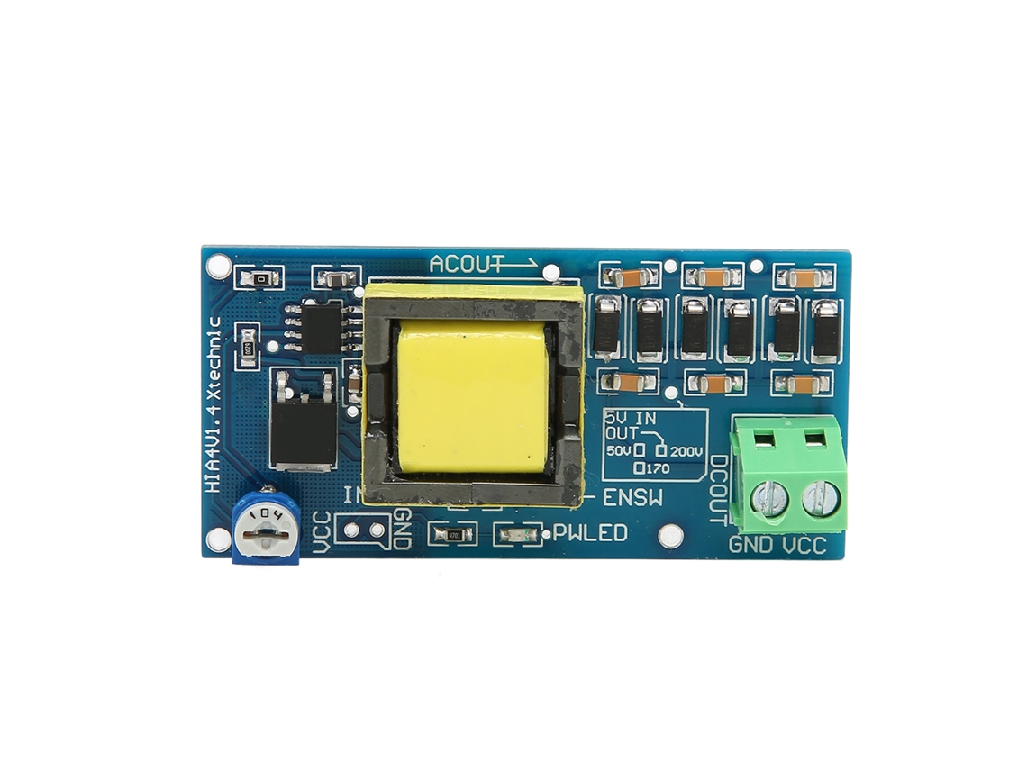 Módulo Convertidor Elevador De Cc De 5v-12v A 350v-1200v, Cc-cc Continuo Ajustable