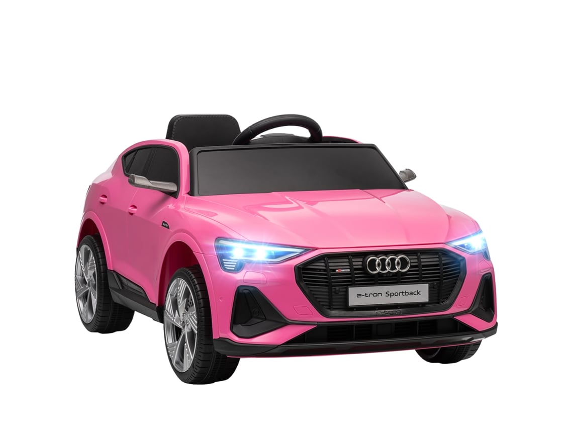 Coche Eléctrico Infantil 12v Mando 2.4g Mp3 Usb Música Luces Rosa