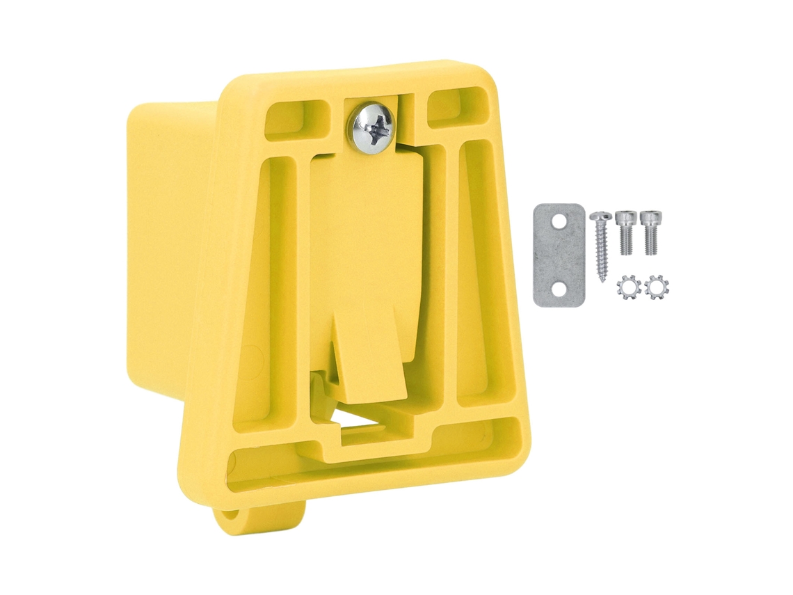Bloque De Porta-bagagem Dianteiro Reforçado Pa66 Fibra De Vidro Adaptador Para Bicicleta Pasta Brompton Amarelo