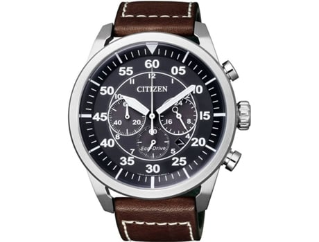 Reloj CITIZEN Hombre (Piel - Marrón)