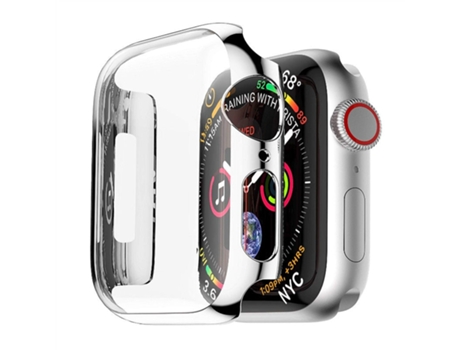 Carcasa de Reloj SLOWMOOSE Rígida Ultrafina para Apple iWatch (Plateado - Série 23 38 Mm)