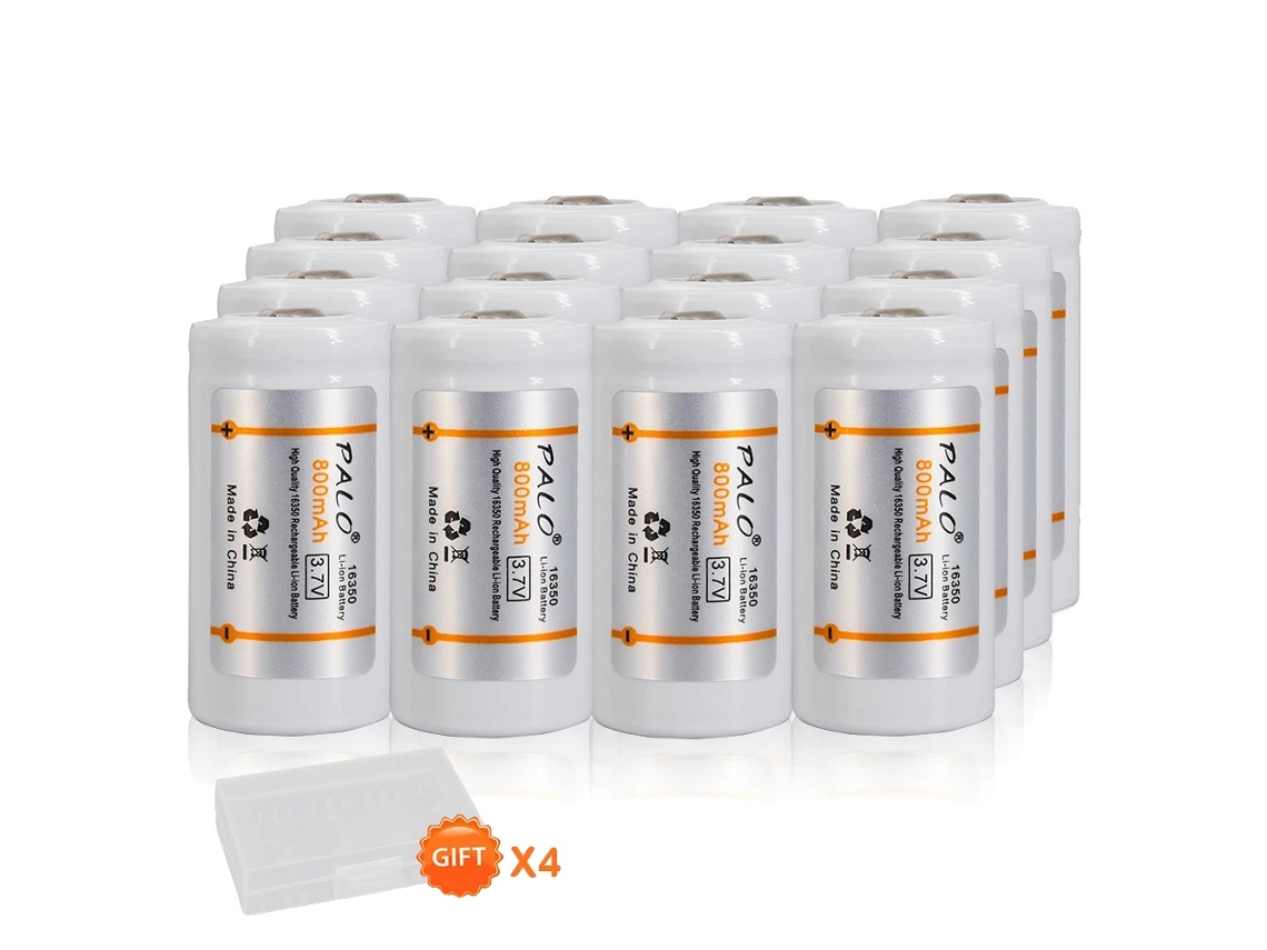 Baterías recargables de litio, capacidad 37v, compatibles con bolígrafos láser y linternas LED, 16 piezas OEM