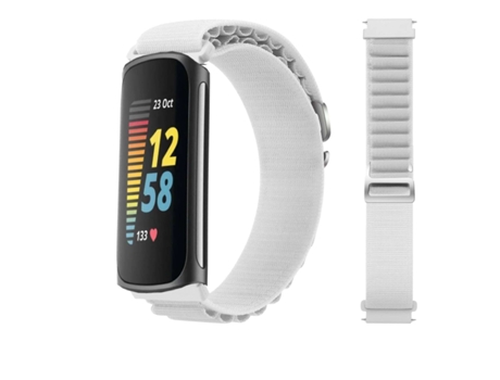 Correa Alpine G-Hook Ajustable Fitbit by Google Charge 5 Blanco