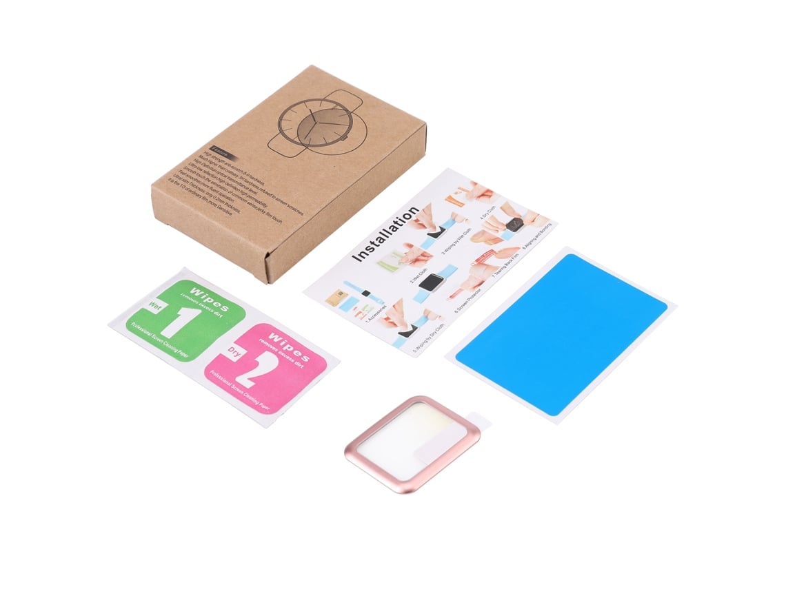 Protector De Pantalla (dureza 9h, Cobertura Total) Para Apple Watch 38mm 42mm