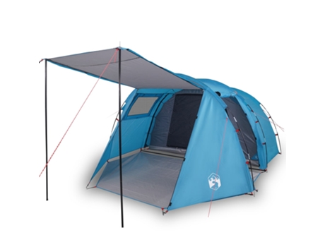 Tienda de campaña para 4 personas VIDAXL impermeable azul