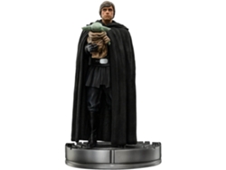 Figura Iron Studios STAR WARS Estatua Luke Skywalker y Grogu Escala 1:10