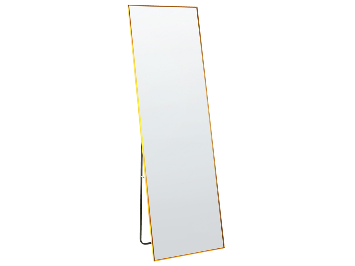 Espejo de pie BELIANI Beauvais de Aluminio Dorado 50x30x156