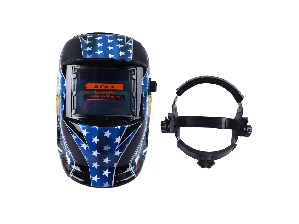 Casco De Soldadura Autooscurecedor De Gran Vista Solar Para Mig Tig Arc Ajustable