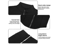 2026-chaqueta Deportiva Slim Fit Con Cremallera Cuello Alto Manga Larga Para Yoga Running Fitness