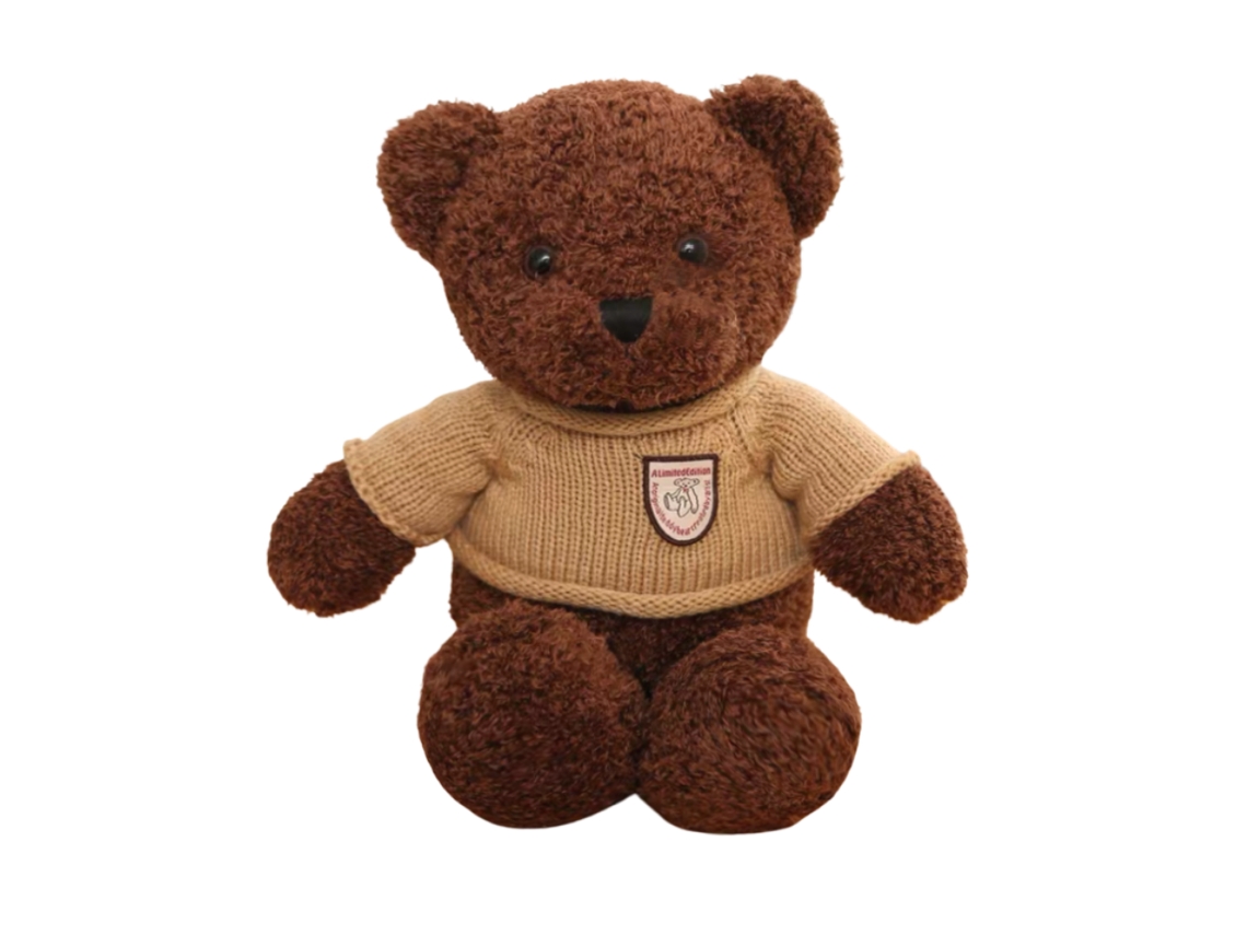 Oso de Peluche con Jersey. Animal de Peluche para Niños. Teddy Bear. MAGIC SELECT