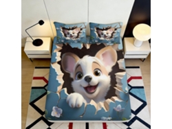 Microfibra Estampado Microfibra Diseño Almohada Juego Color 200x25cm