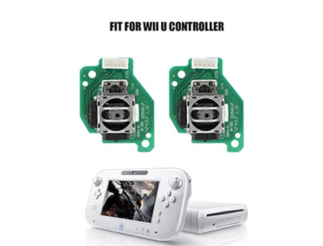 Reemplazo Joystick analógico 3D izquierdo y derecho para Wii U Gamepad Controller
