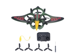 Avião de combate controlado remotamente BJ 2.4GHz com sensor de gravidade, planador de espuma, quadricóptero verde