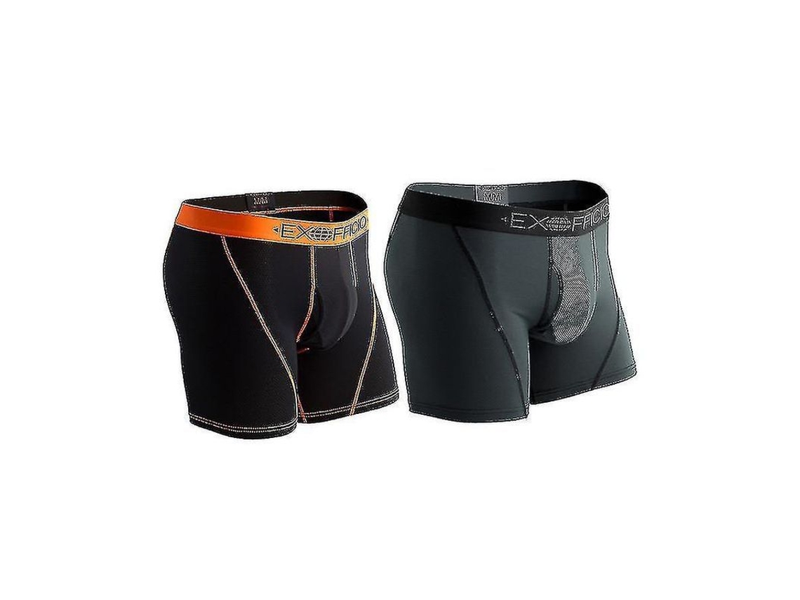 2 Paquete Ropa Interior Hombre Exofficio Sport Mesh 6 Usa Talla L Azul Marino Gris Talla L Ee.uu. Gris Marino 2 Paquetes