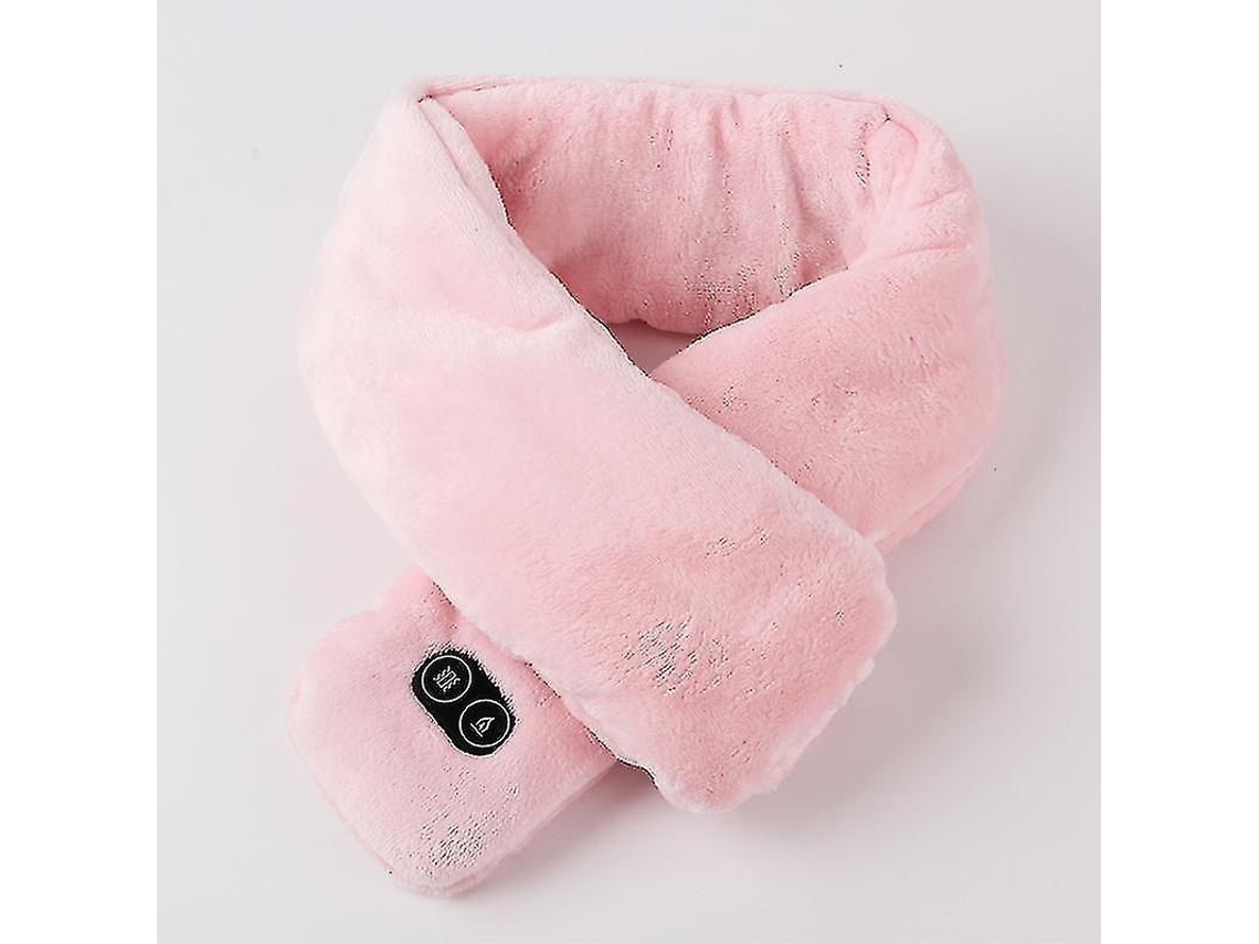 Bufanda Eléctrica Inteligente Con Aislamiento Térmico Para Hombres Y Mujeres, Color Rosa.