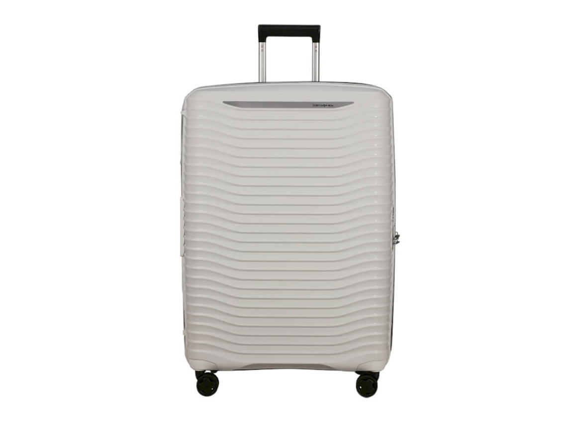 Samsonite Upscape - Maleta de viaje grande (75 cm, 4 ruedas), color blanco