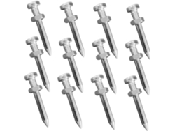Juego De 26 Aireadores De Césped Metálicos Con Clavos Para Zapatos