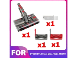 For Omni-glide Sv19/21 Soft Roller Cleaner Head With Double Roller Brush Vacuum Accessory