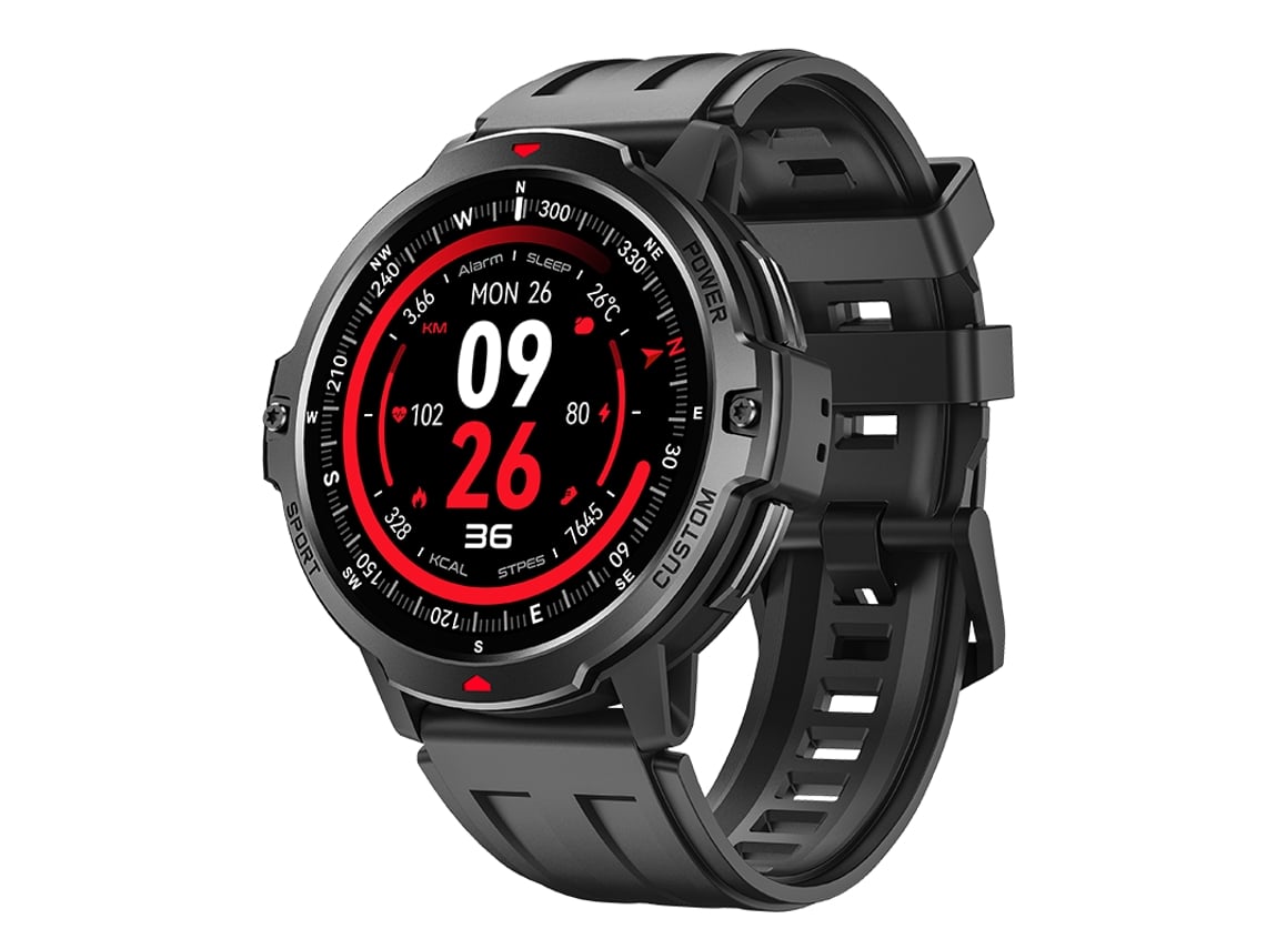 Smartwatch C31 Con Gps, Natación, Resistencia Al Agua De 3 Atm, Pantalla Redonda De 1,46'' (negro)
