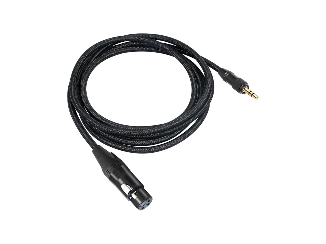 Cable Adaptador De 200/300 Cm De 3,5 Mm A Conector Hembra De 5 Pines Para Conexión De Micrófono Y Cámara.