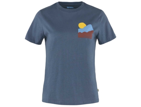 Camiseta de Mujer FJÄLLRÄVEN Corta Nature Montaña (M)