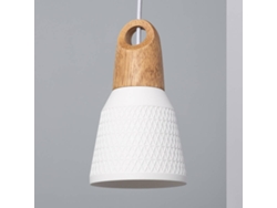 Lámpara de Suspensión LEDKIA Retilles (Blanco - E27 - 40 W)