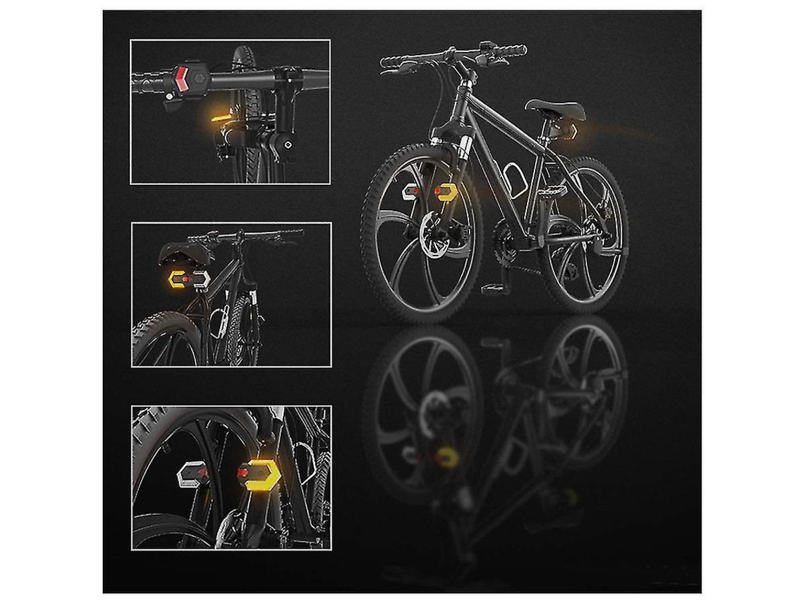 Luz trasera YIZHOOD DES680 (negra)