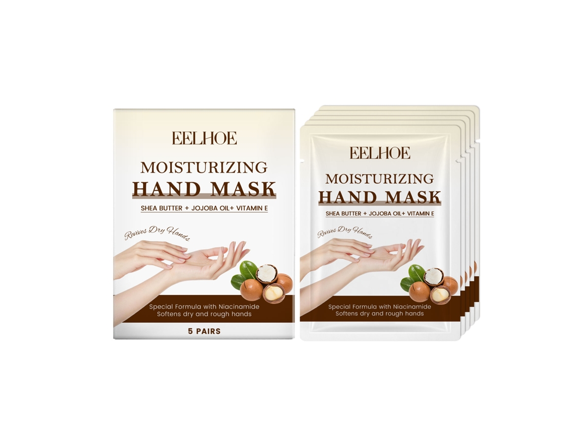 Mascarilla exfoliante para manos con vitamina E