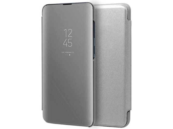 Funda Samsung Galaxy A50, A30s COOL Clear View Plateado