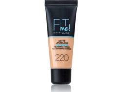 Base MAYBELLINE Fit Me Matte Poreless 220 Naturel