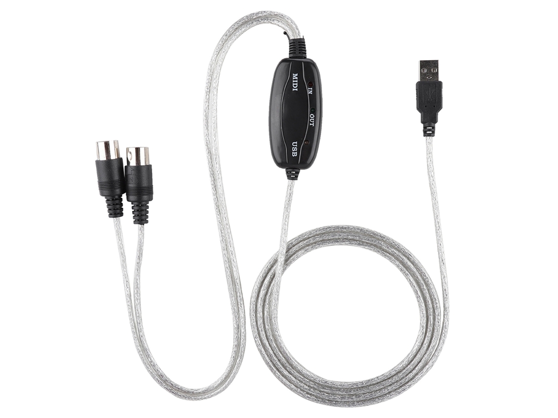 Cable Convertidor Midi A Usb, Adaptador De Interfaz Midi, Cable Para Edición De Música De Teclado