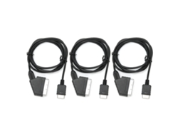 Cable de señal de audio SCART RGB profesional de 3 piezas para Sony/PS2/PS3