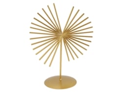 Rebe-adorno Escultura Abstracta De Metal Com Linhas Geométricas E Base Para Sala De Estar E Escritório Luxuoso Leve