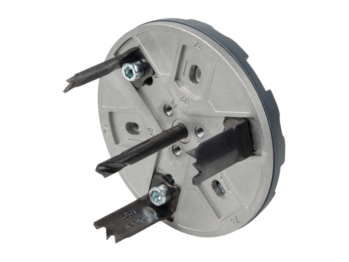Wolfcraft 5983000 - 1 Sierra De Corona Ajustable Ø 35,65,68,74,76,83 Mm (ah-el)