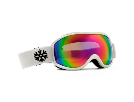 Gafas de esquí / Gafas de snowboard Blanco - Cristal de espejo rosa IVOL