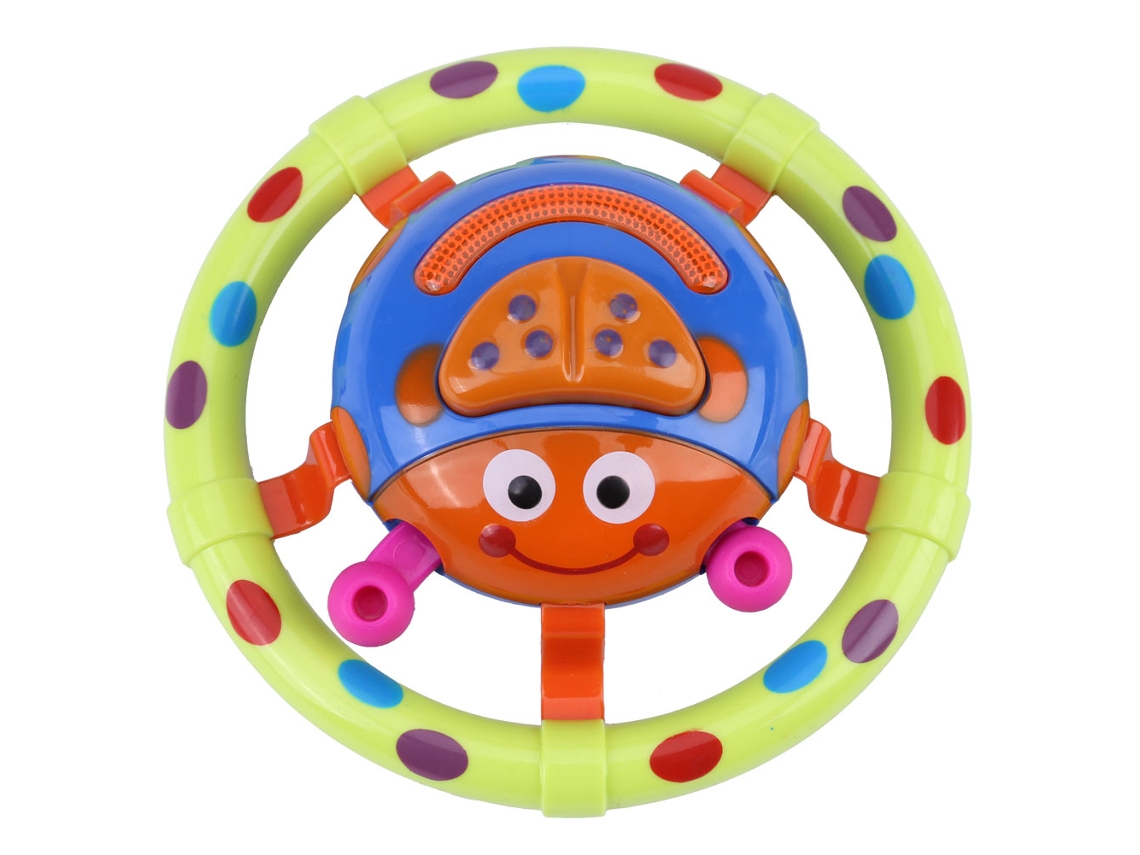Brinquedo Educativo Musical De Joaninha Para Bebê Com Som E Cores, Brincadeira Segura