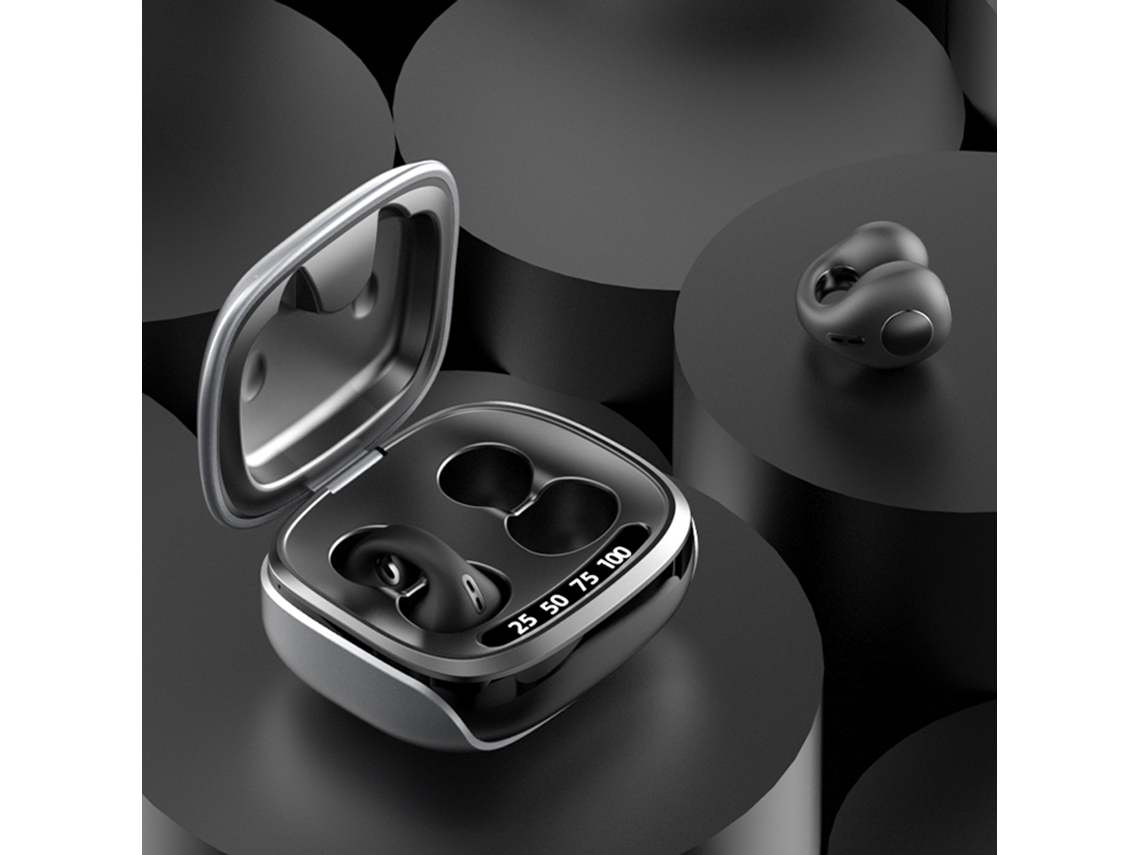 Auriculares Inalámbricos Bt5. Auriculares Deportivos Con Clip, Reducción De Ruido Cvc8.0 E Indicador De Batería.