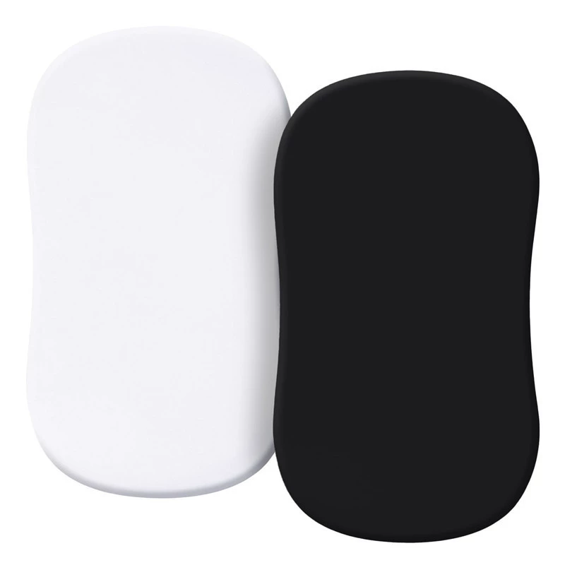 Juego De Sábanas Para Nido De Bebé Eifson 0-24 Meses Microfibra Elástico Lavable 2 Unid 81x43cm (blanco Negro)