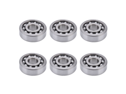 Rodamiento radial de bolas de doble hilera autoalineable para instrumentos y motores 1302 - 6 piezas