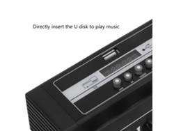 Mezclador De Karaoke Para Exteriores F8 Con Micrófono De Grabación Bluetooth Para Uso Doméstico, 100-240 V, Enchufe Estadounidense, Negro.