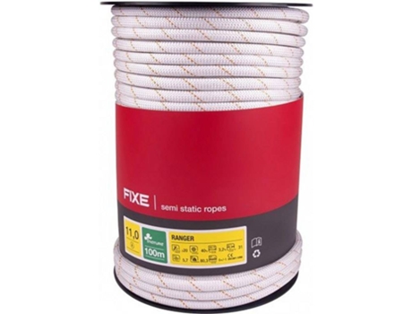 Cuerda De Escalada FIXE CLIMBING GEAR Cordas Ranger (Blanco - 100 m)